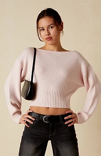Your Favorite Cosette Ribbed Off-The-Shoulder Sweater