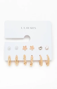 LA Hearts 6 Pack Catalina Earrings