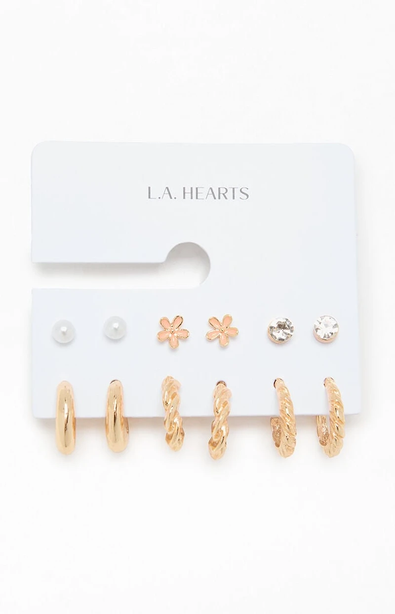 LA Hearts 6 Pack Catalina Earrings