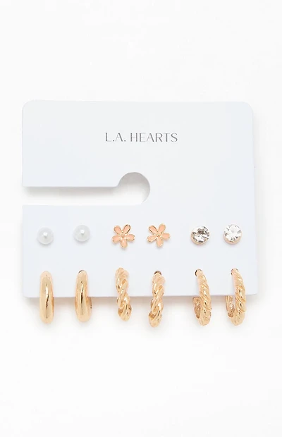 LA Hearts 6 Pack Catalina Earrings