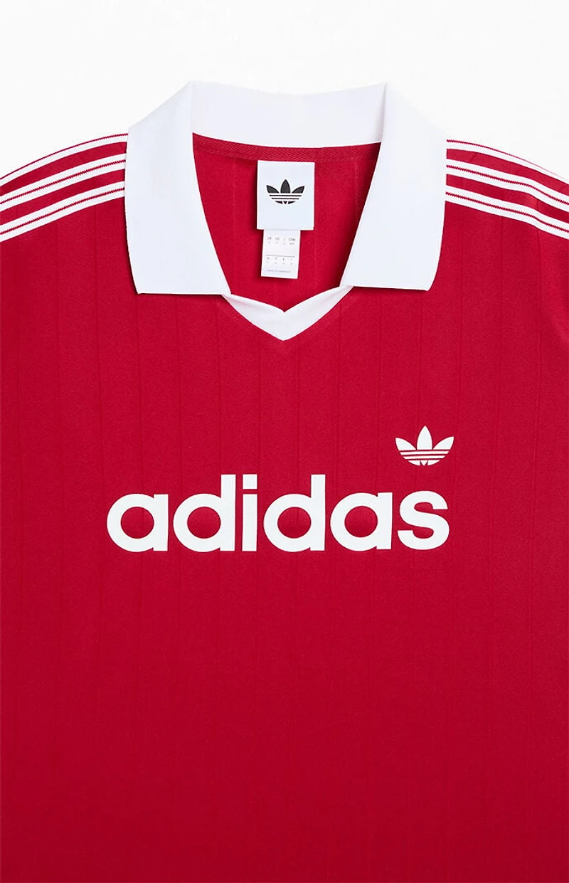 adidas Red Drop Needle Short Sleeve Jersey