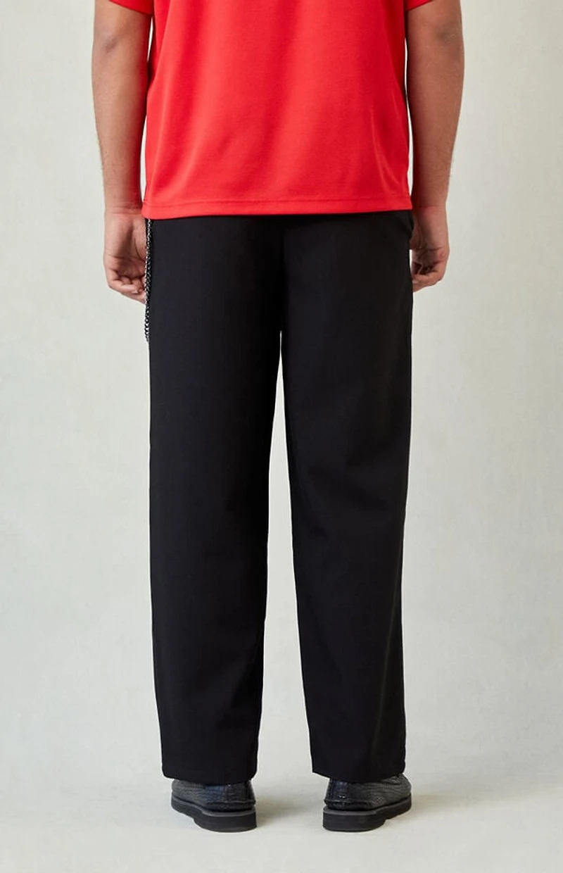 Pacsun Black Chain Baggy Trousers