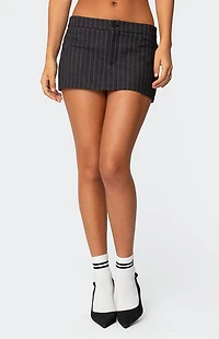Edikted Tiffany Pinstripe Mini Skort
