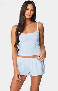 Edikted Irene Pointelle Tank Top