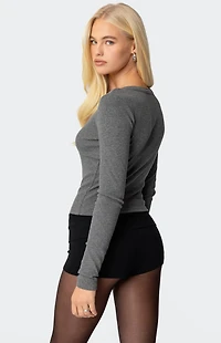 Edikted Shilo Ribbed Cardigan