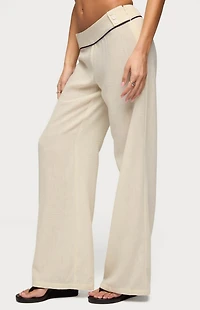 Edikted Dorine Contrast Woven Pants