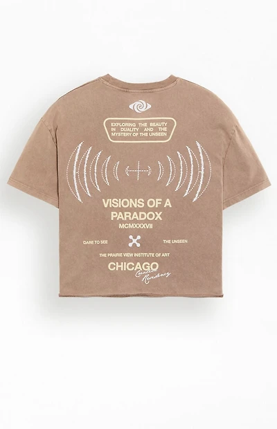 Pacsun Visions Paradox Cropped Boxy T-Shirt