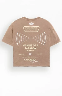 Pacsun Visions Paradox Cropped Boxy T-Shirt