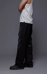 FIELD OF STUDY by Pacsun Dylan Baggy Jeans Black Shine