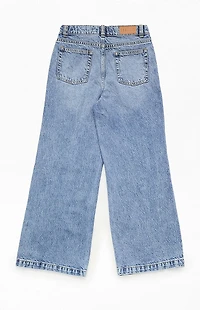 Pacsun Kids Relaxed Flare Jeans Medium Indigo