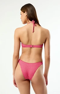 Pacsun Floral Rae Scalloped High Cut Bikini Bottom