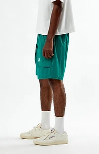 True Religion Curved Nylon Shorts