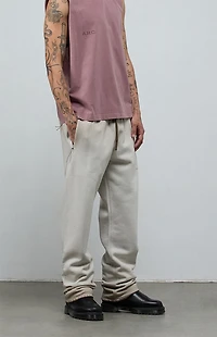 A.R.C. Vintage Khaki Heavyweight Fleece Baggy Sweatpants