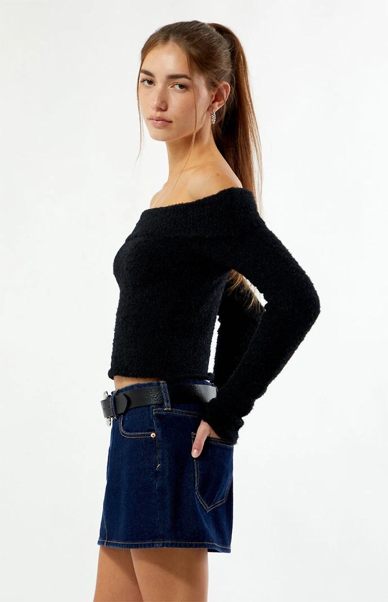 Beverly and Beck Cadence Off-The-Shoulder Sweater