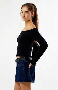 Beverly and Beck Cadence Off-The-Shoulder Sweater