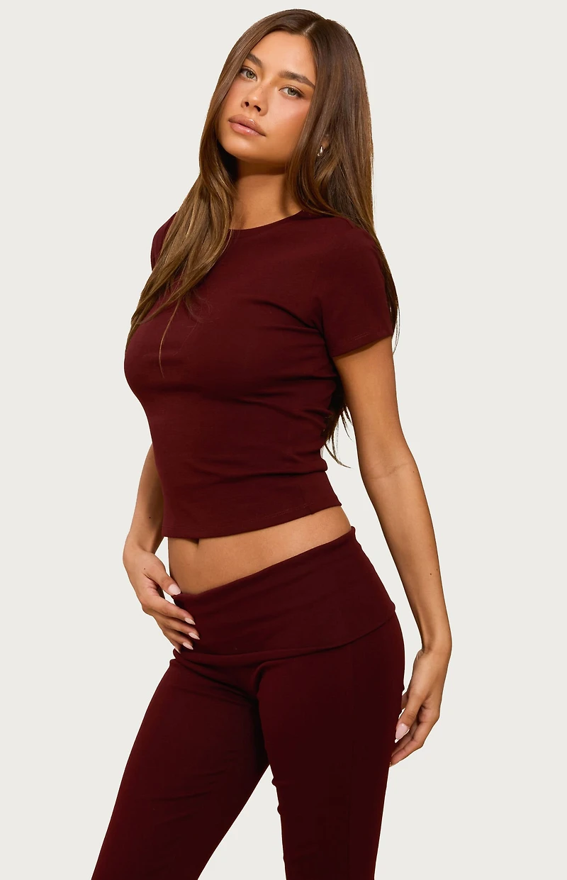 Edikted Emelia Fitted T-Shirt