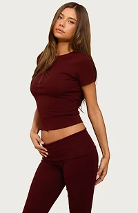 Edikted Emelia Fitted T-Shirt