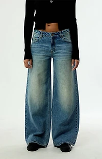 L/AB c/o Off-White Low Rise Extreme Baggy Jeans
