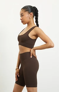 PAC 1980 Active Seamless Ribbed Biker Shorts