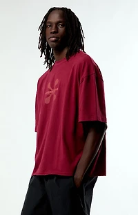 Pacsun Red Modern Archive Cropped Boxy T-Shirt
