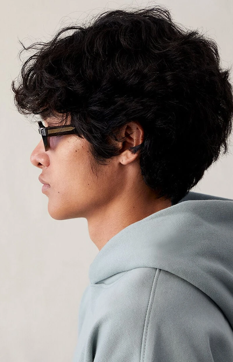 Pacsun Green Eli Round Sunglasses