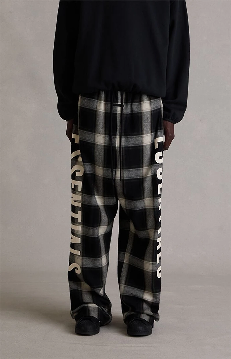 Fear of God ESSENTIALS Iron Gray Plaid Lounge Pants