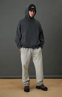 A.R.C. Black Vintage Wash Heavyweight Fleece Hoodie