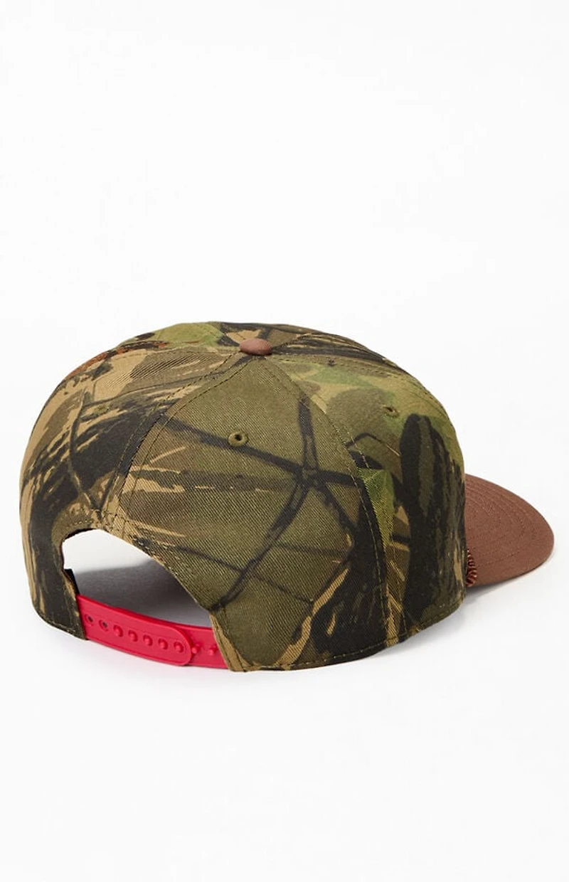 Pacsun Pabst Blue Ribbon Camo Snapback Hat