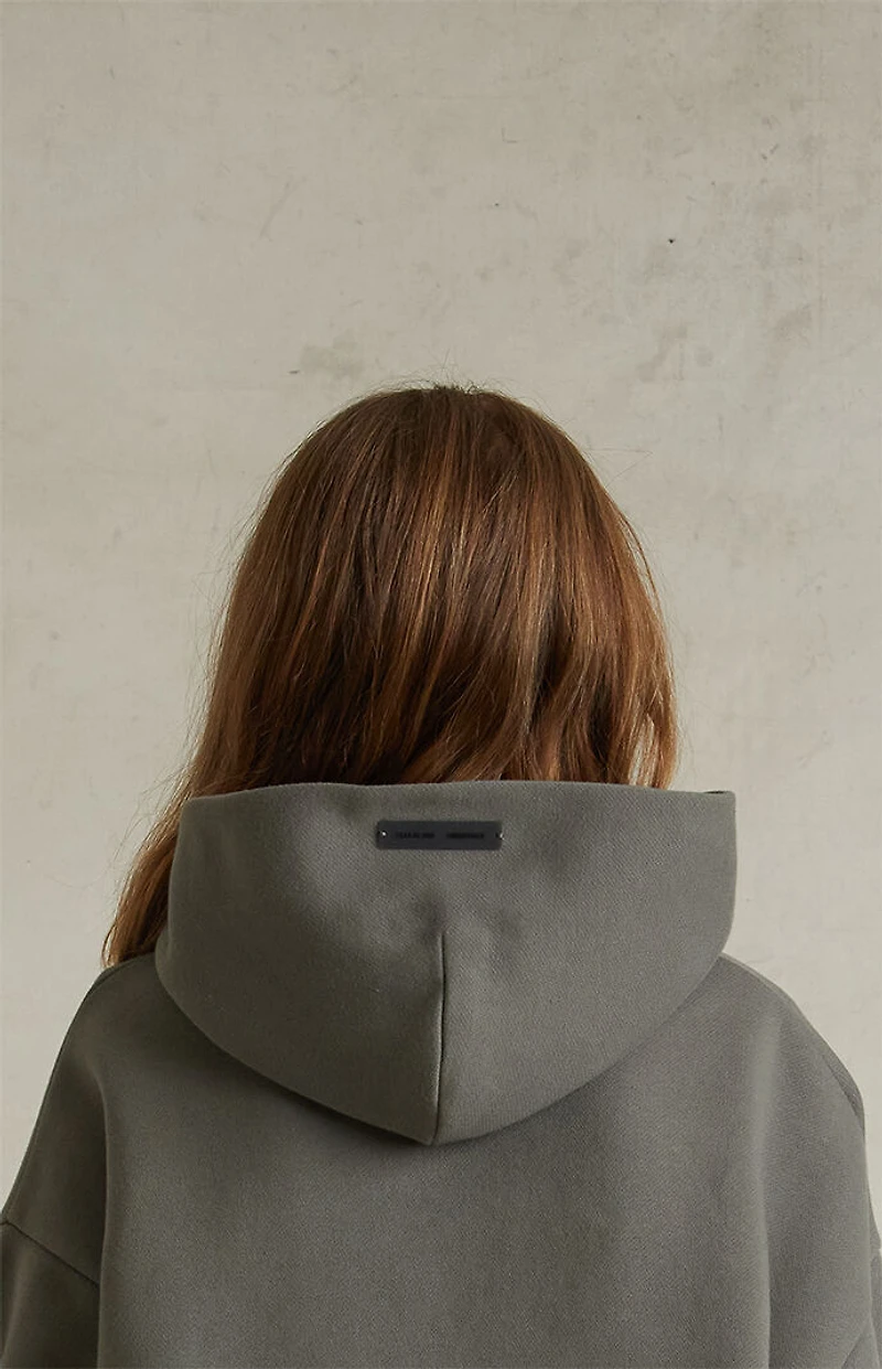 Fear of God ESSENTIALS Kids Moss '90s Fit Fleece Hoodie