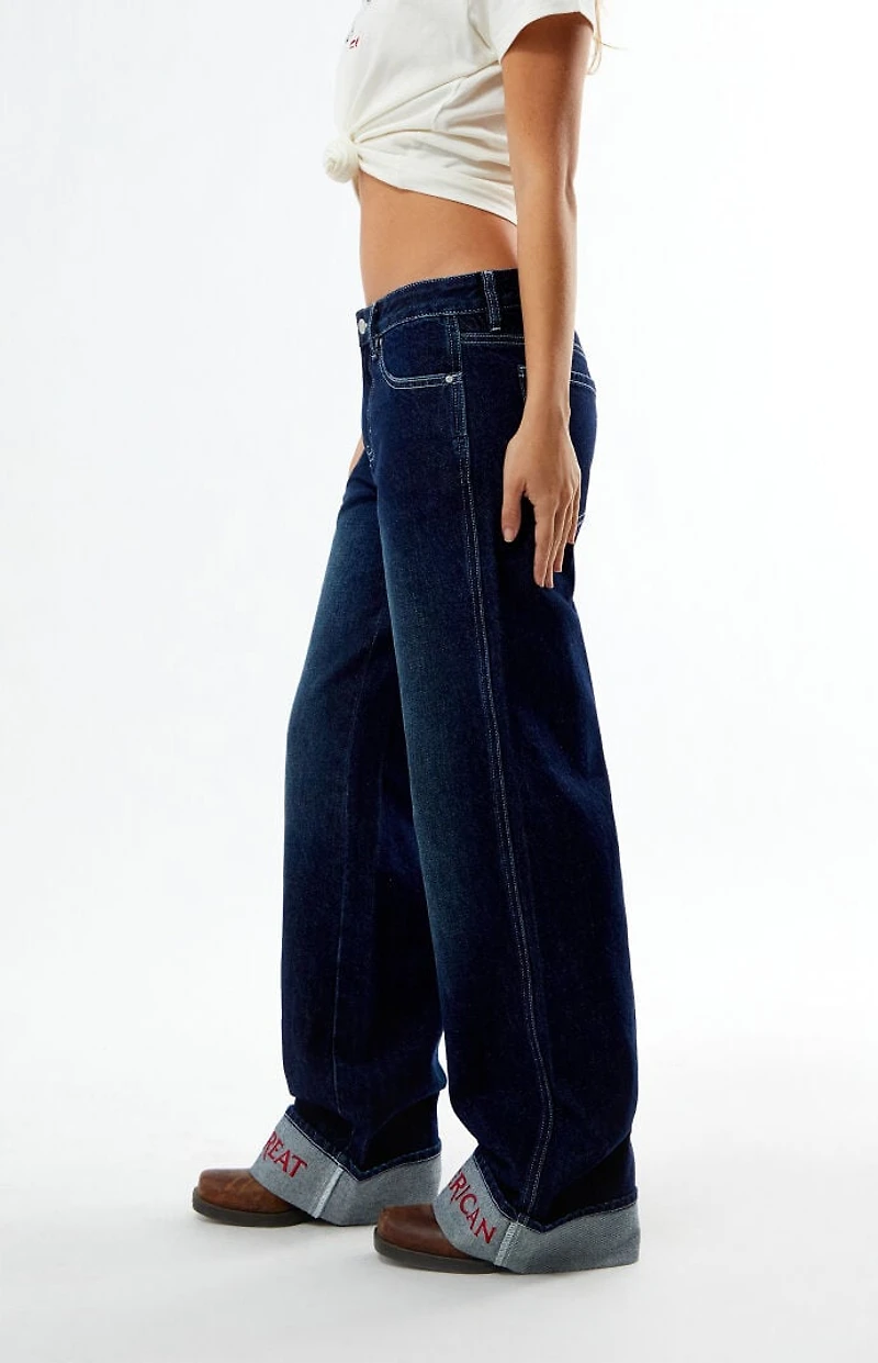 Budweiser By PacSun Camilla Low Rise Baggy Jeans