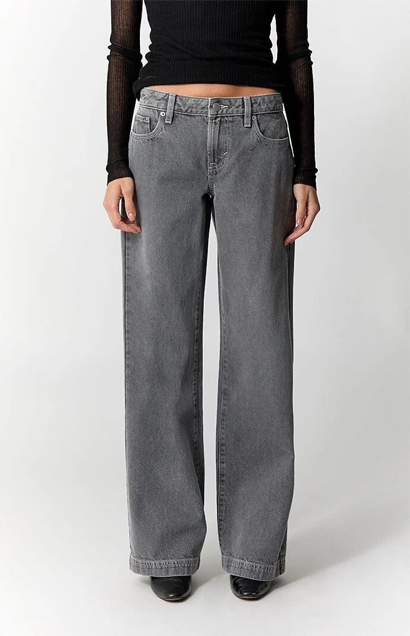 Pacsun Casey Low Rise Baggy Jeans Gray