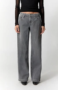 Pacsun Casey Low Rise Baggy Jeans Gray