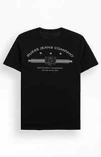 Guess Jeans Black Slim Fit Logo T-Shirt