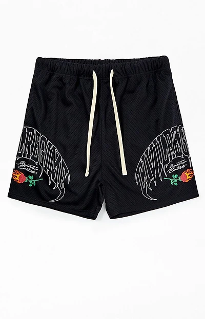 Civil Rose Claws Mesh Basketball Shorts