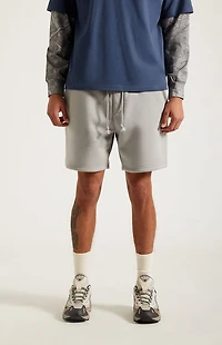 Pacsun Light Gray Fleece Volley Sweat Shorts