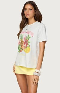Edikted Tropical Fruits Graphic T-Shirt