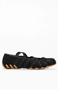 adidas Women's Black Ghost Sprint Ballet Sneakers