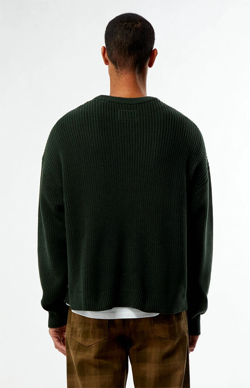 Pacsun Palazzo De Lune Ribbed Crew Neck Sweater