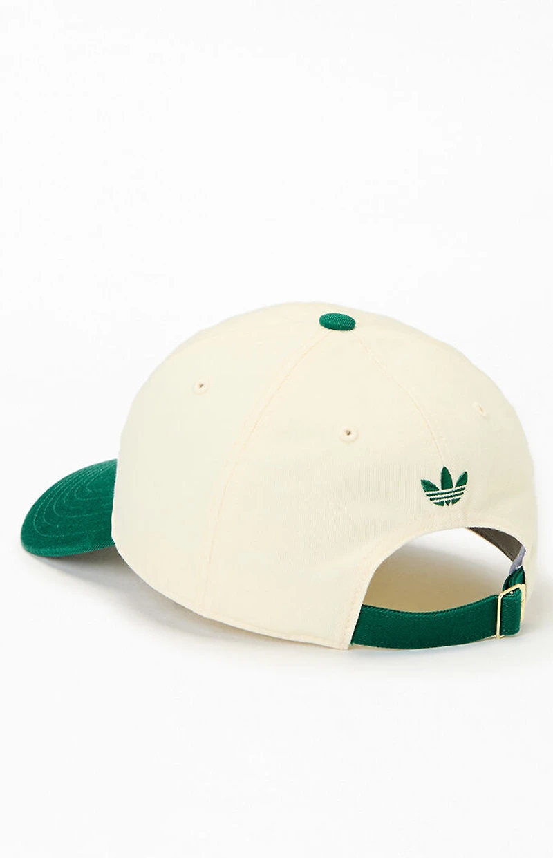 adidas Green Relaxed Trefoil Strapback Hat