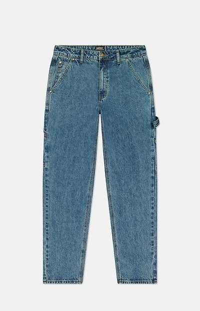 WeSC Medium Blue Denim Carpenter Pants