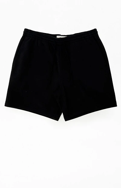 Pacsun Fleece Black Sweat Shorts