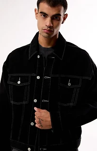 Pacsun Black Downtown Jean Jacket