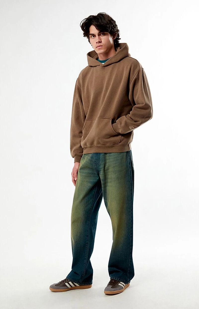 Pacsun Washed Brown Hoodie