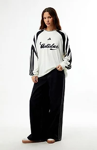 adidas White & Black Her Long Sleeve Jersey