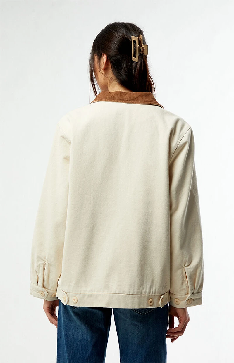 Rhythm Jaimie Corduroy Collar Oversized Work Jacket