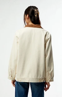 Rhythm Jaimie Corduroy Collar Oversized Work Jacket