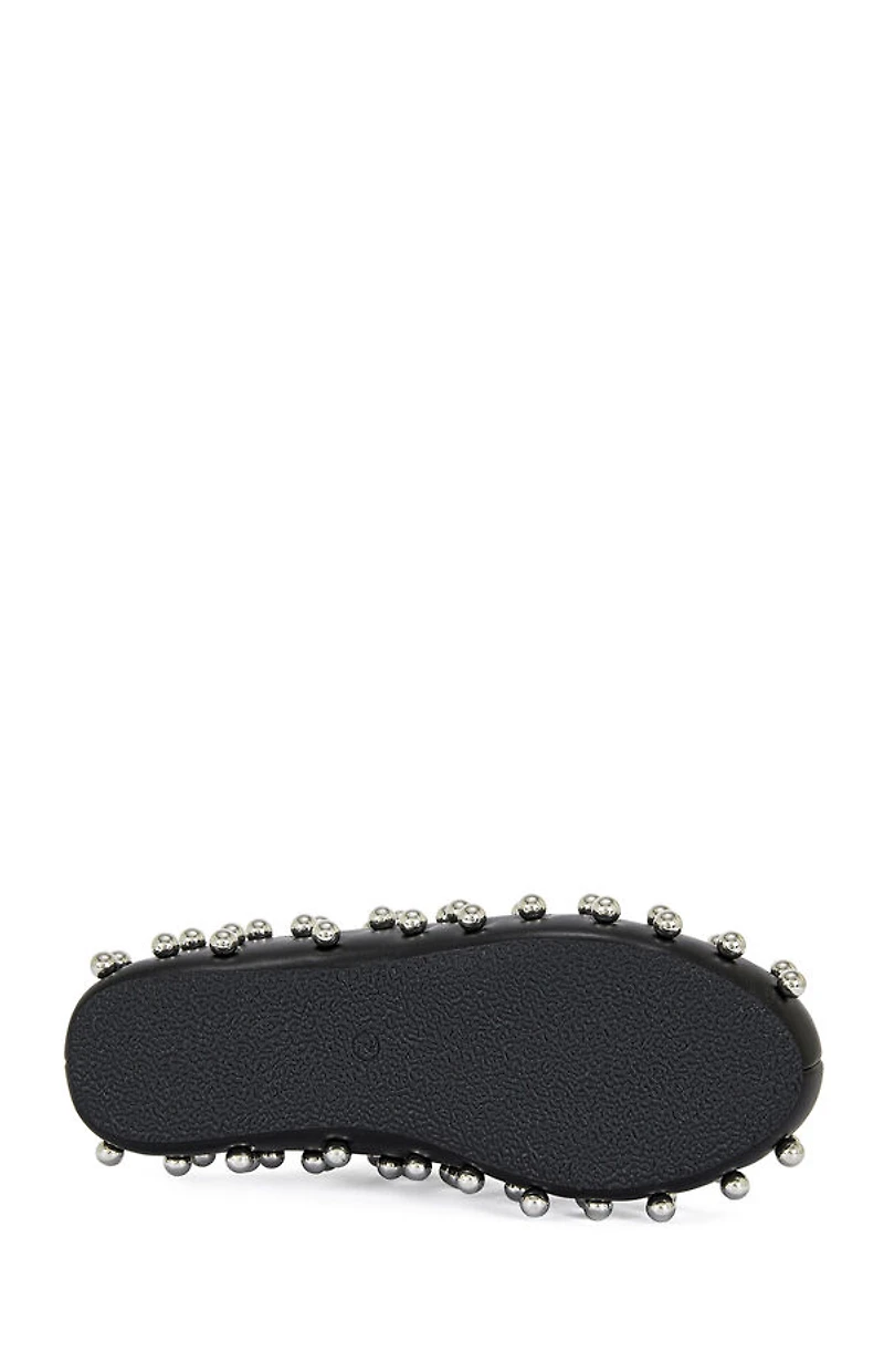 AZALEA WANG Women's Darwinstud Faux Leather Mules