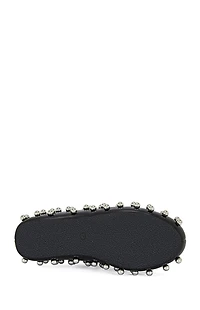 AZALEA WANG Women's Darwinstud Faux Leather Mules