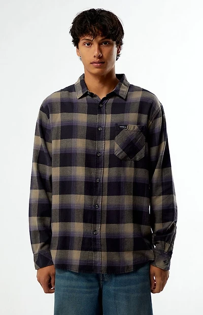 Quiksilver Penmar Check Long Sleeve Flannel T-Shirt