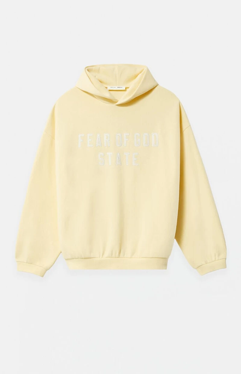 Fear of God ESSENTIALS Garden Yellow '90s Fit Fleece Hoodie